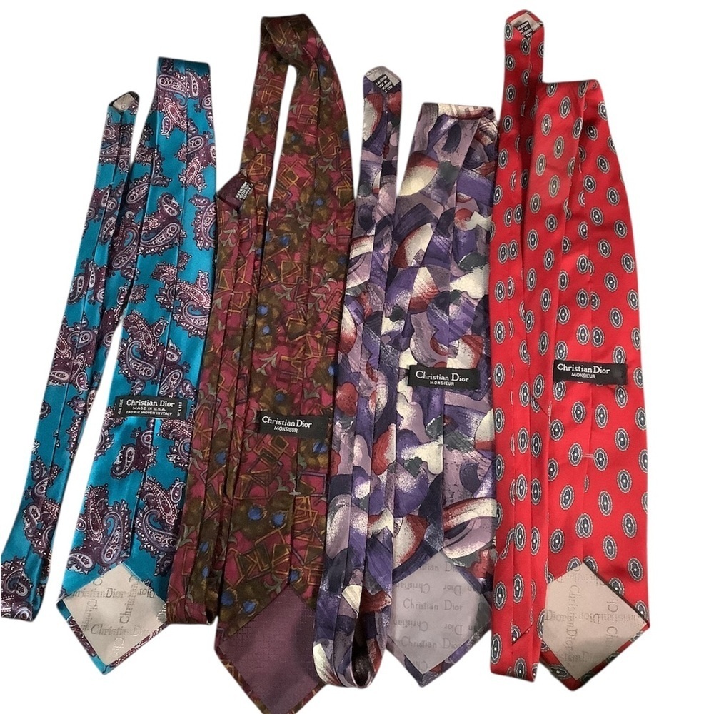 Dior Men's Silk Tie Set - Multicolor